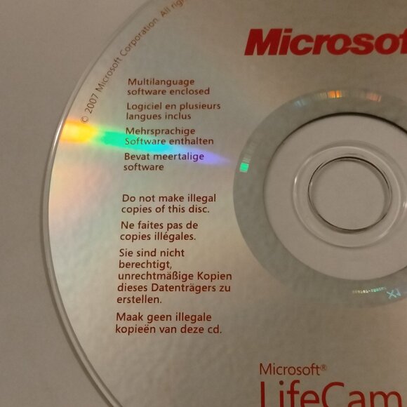 Microsoft LifeCam Software Installation CD Product Guide Information - Picture 3 of 6